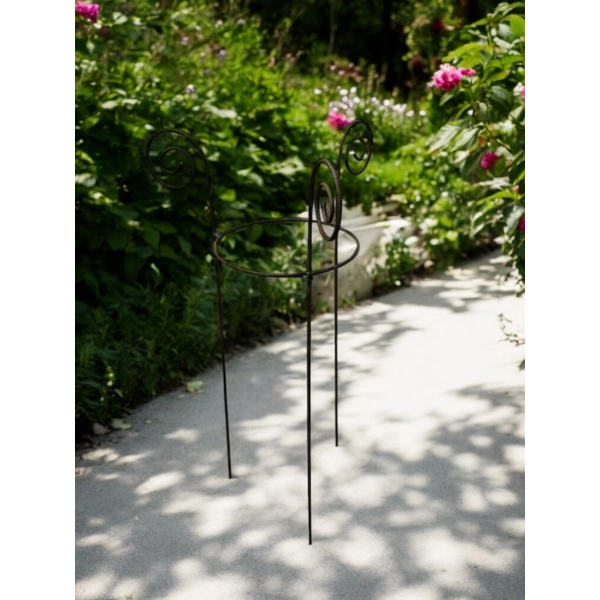 Podpora XL do roślin krzewów kwiatów roślin ogród podpórki średnica 50cm wysokość 100cm solidna